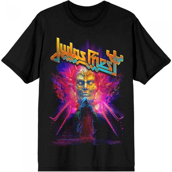 Front - Judas Priest Unisex Adult Escape From Reality T-Shirt