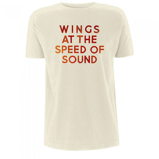 Front - Paul McCartney Unisex Adult Wings At The Speed Of Sound T-Shirt