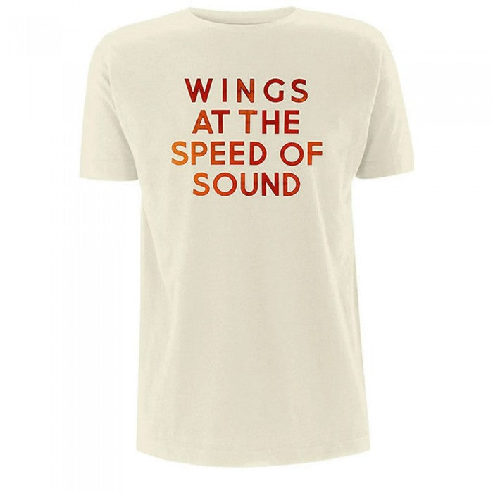 Front - Paul McCartney Unisex Adult Wings At The Speed Of Sound T-Shirt