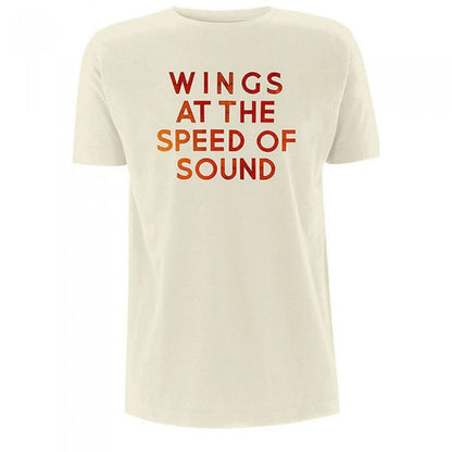 Front - Paul McCartney Unisex Adult Wings At The Speed Of Sound T-Shirt