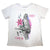 Front - Kurt Cobain Unisex Adult Flower T-Shirt
