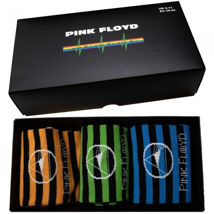 Front - Pink Floyd Unisex Adult Mono Prism Ankle Socks (Pack of 3)