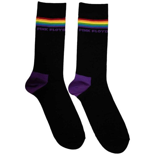Front - Pink Floyd Unisex Adult Prism Stripes Socks