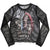 Front - Janis Joplin Womens/Ladies Pearl Garden Mesh Long-Sleeved Crop Top