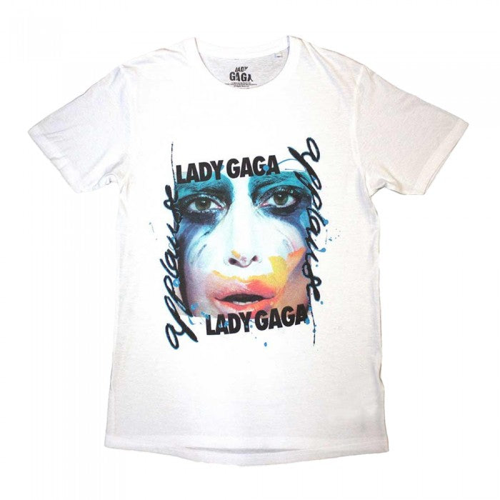 Front - Lady Gaga Unisex Adult Artpop Facepaint T-Shirt