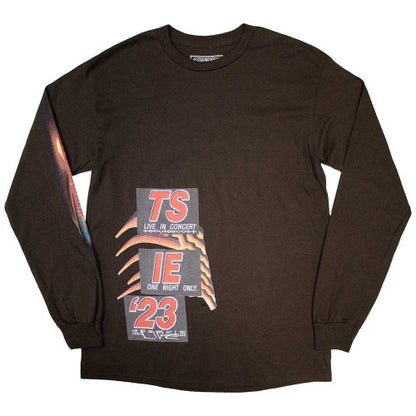Front - Travis Scott Unisex Adult Summer Run 2023 Dublin Back Print Long-Sleeved T-Shirt