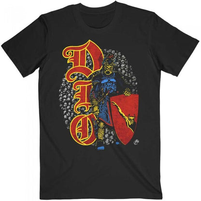 Front - Dio Unisex Adult Skull Warrior T-Shirt