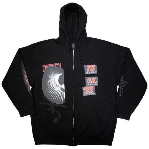 Front - Travis Scott Unisex Adult Summer Run 2023 London Zipped Hoodie