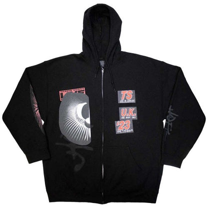 Front - Travis Scott Unisex Adult Summer Run 2023 London Zipped Hoodie