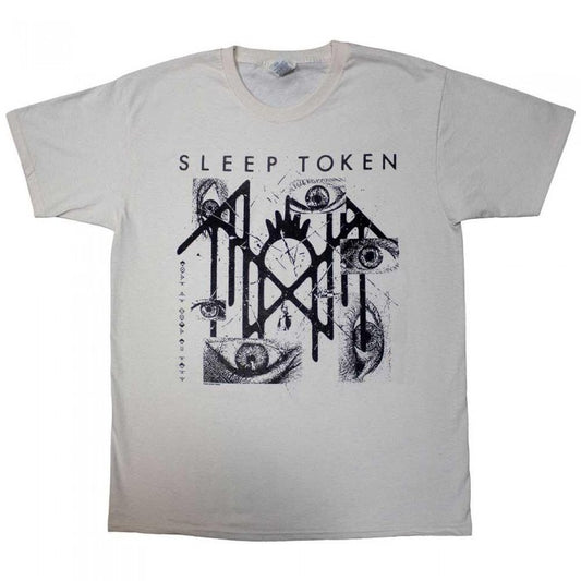 Front - Sleep Token Unisex Adult Eyes T-Shirt