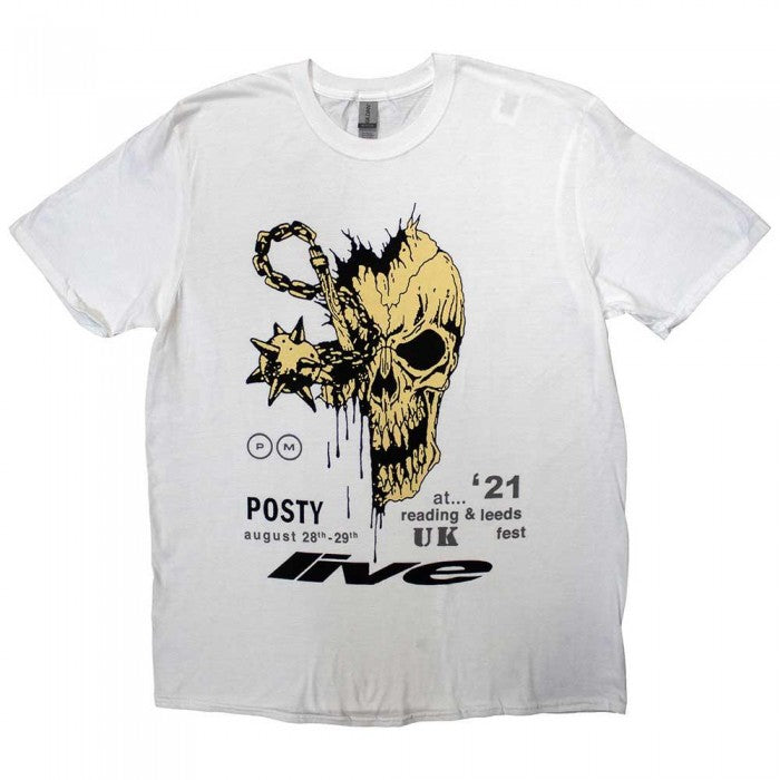 Front - Post Malone Unisex Adult Leeds & Reading T-Shirt