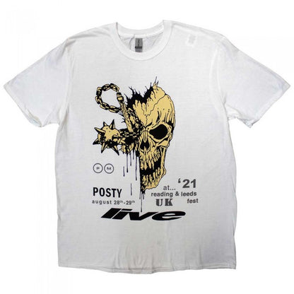 Front - Post Malone Unisex Adult Leeds & Reading T-Shirt