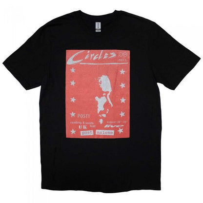 Front - Post Malone Unisex Adult Circles Live T-Shirt