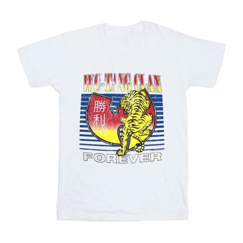 Front - Wu-Tang Clan Unisex Adult Tiger T-Shirt