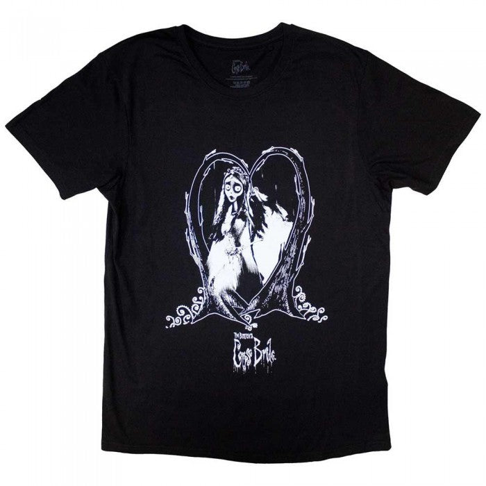 Front - Corpse Bride Unisex Adult Heart T-Shirt
