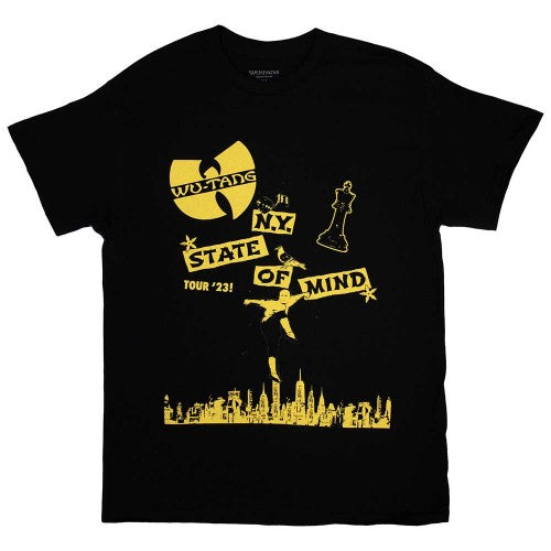 Front - Wu-Tang Clan Unisex Adult Tour ´23 NY State Of Mind Back Print T-Shirt