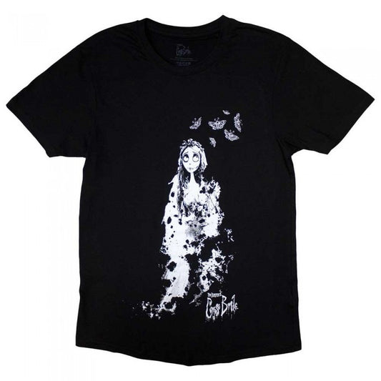 Front - Corpse Bride Unisex Adult Butterflies T-Shirt