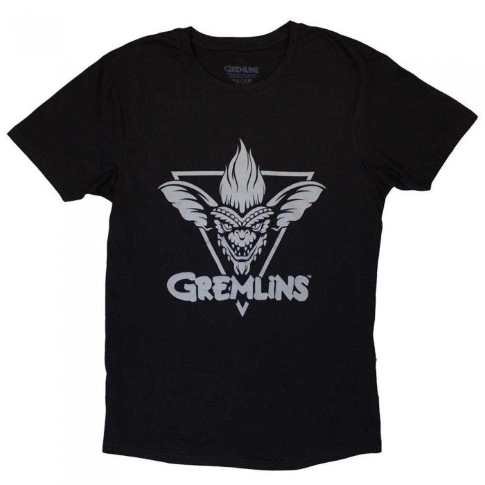 Front - Gremlins Unisex Adult Triangle T-Shirt
