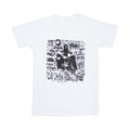 Front - Batman Unisex Adult Scribbler T-Shirt