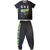 Front - Green Day Unisex Adult Drips Long Pyjama Set