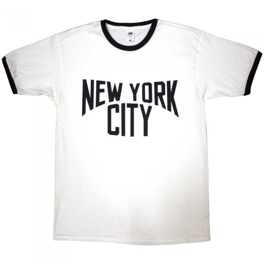 Front - NYC Unisex Adult Text T-Shirt