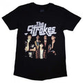 Front - The Strokes Unisex Adult Band Photo T-Shirt