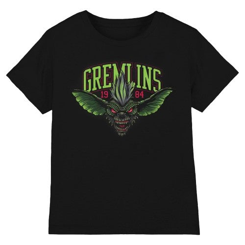 Front - Gremlins Unisex Adult 1984 Stripe T-Shirt