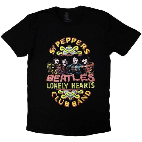 Front - The Beatles Unisex Adult Sgt Pepper 2 T-Shirt