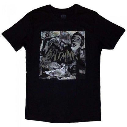 Front - Batman Unisex Adult Mural T-Shirt