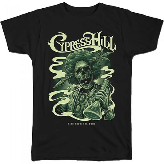 Front - Cypress Hill Unisex Adult Skull T-Shirt