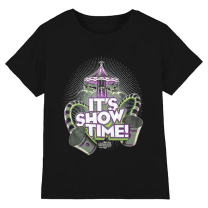 Front - Beetlejuice Unisex Adult It´s Showtime Carousel T-Shirt