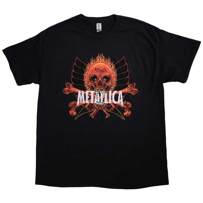 Front - Metallica Unisex Adult Rebel T-Shirt