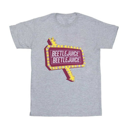 Front - Beetlejuice Unisex Adult Beetlesign T-Shirt