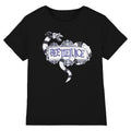 Front - Beetlejuice Unisex Adult Snake Badge T-Shirt