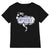 Front - Beetlejuice Unisex Adult Snake Badge T-Shirt