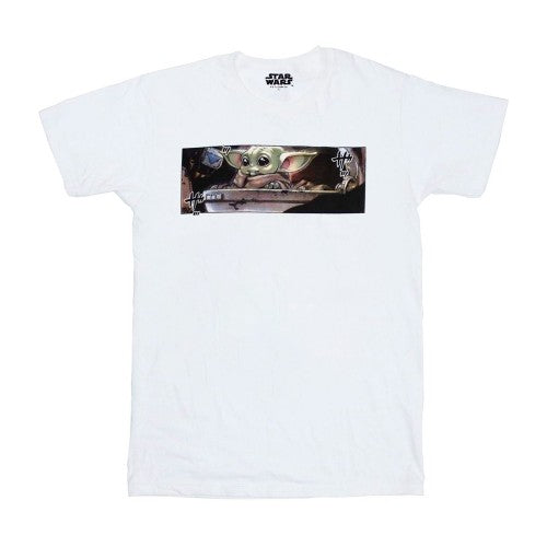 Front - Star Wars Unisex Adult Grogu Frame T-Shirt