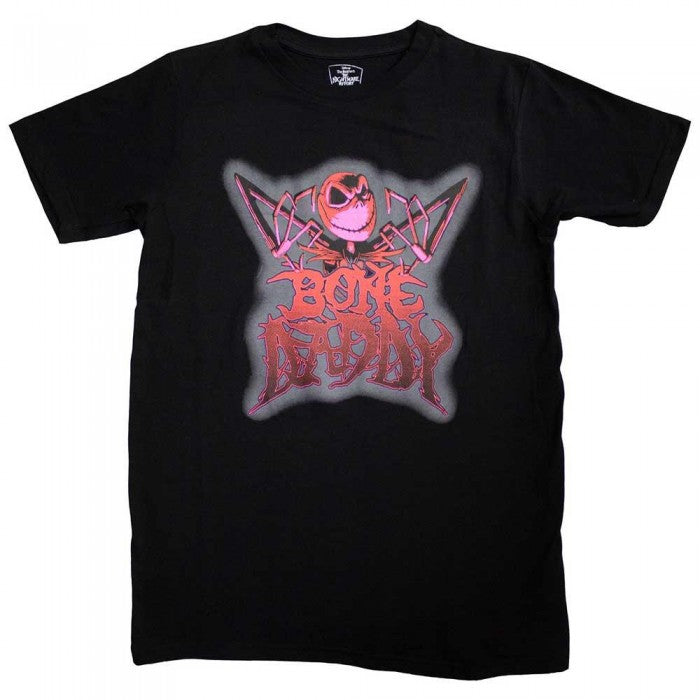 Front - The Nightmare Before Christmas Unisex Adult Bone Daddy T-Shirt