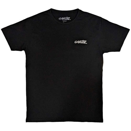 Front - Gorillaz Unisex Adult Pocket Spray - George Group T-Shirt