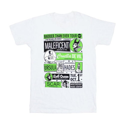 Front - Disney Unisex Adult Badder Than Ever Tour T-Shirt