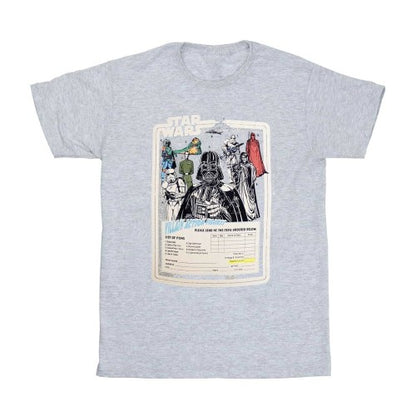 Front - Star Wars Unisex Adult Villain Action Figures T-Shirt