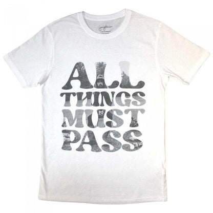 Front - George Harrison Unisex Adult All Things Must Pass Text Infill T-Shirt