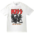 Front - Kiss Unisex Adult End Of The Road You Got The Best T-Shirt