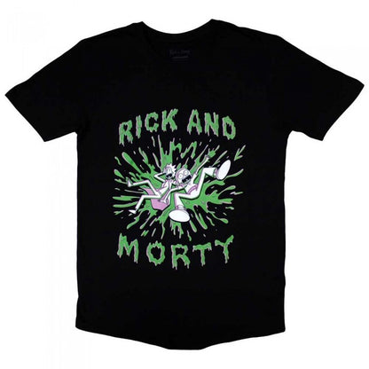 Front - Rick And Morty Unisex Adult Splat T-Shirt