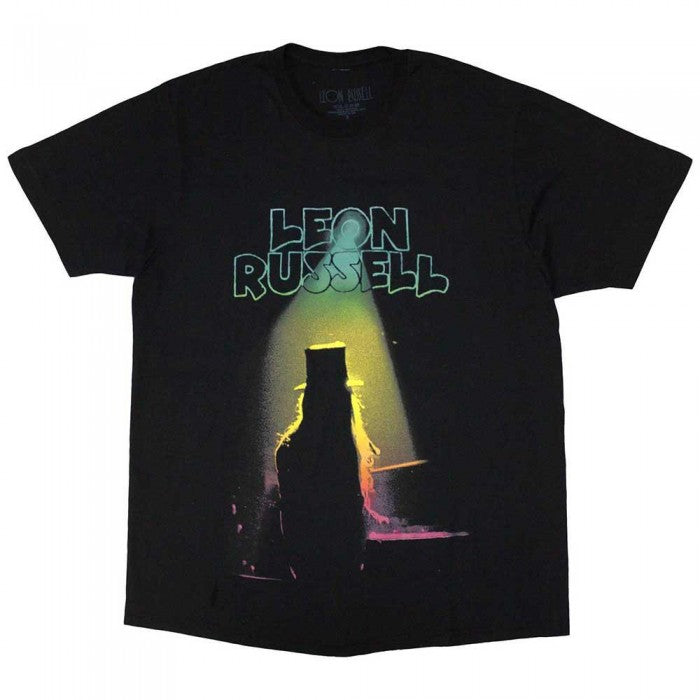 Front - Leon Russell Unisex Adult Masquerade T-Shirt
