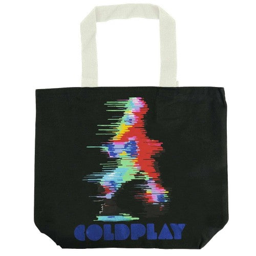 Front - Coldplay Fuzzy Man Cotton Tote Bag