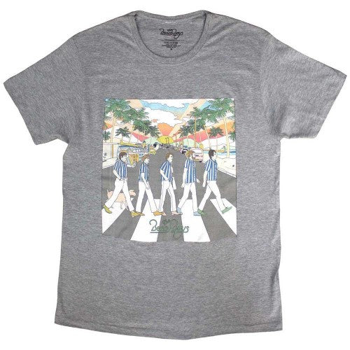 Front - The Beach Boys Unisex Adult Pet Sounds Crossing T-Shirt