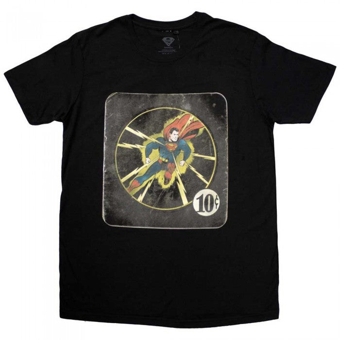 Front - Superman Unisex Adult 10c T-Shirt