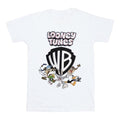 Front - Looney Tunes Unisex Adult Warner Bros Shield T-Shirt