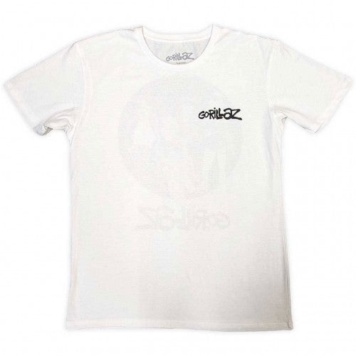 Front - Gorillaz Unisex Adult Song Machine Brush Back Print Logo T-Shirt