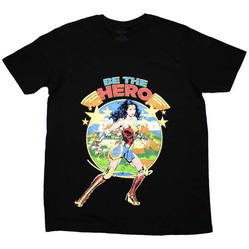 Front - Wonder Woman Unisex Adult Be The Hero T-Shirt